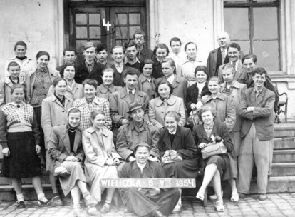 Wycieczka szkolna do Wieliczki - 1954 r.