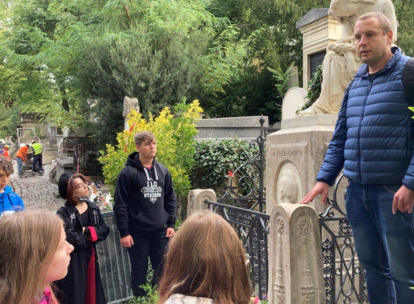 Cmentarz Père-Lachaise - grób Fryderyka Chopina