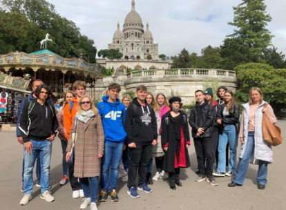 Widok na Bazylikę Sacre Coeur