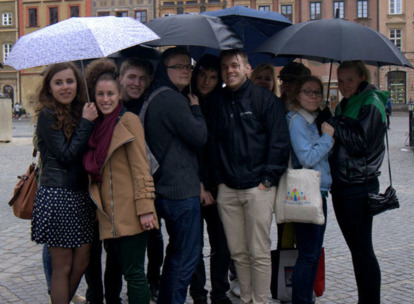Ciągle pada... Ale i tak jest wesoło ;)