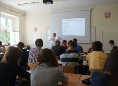 „Matematyka po angielsku” – lekcja przygotowana i prowadzona przez Panią Ewę Torebko