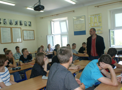Spotkanie z uczniami klasy 2B